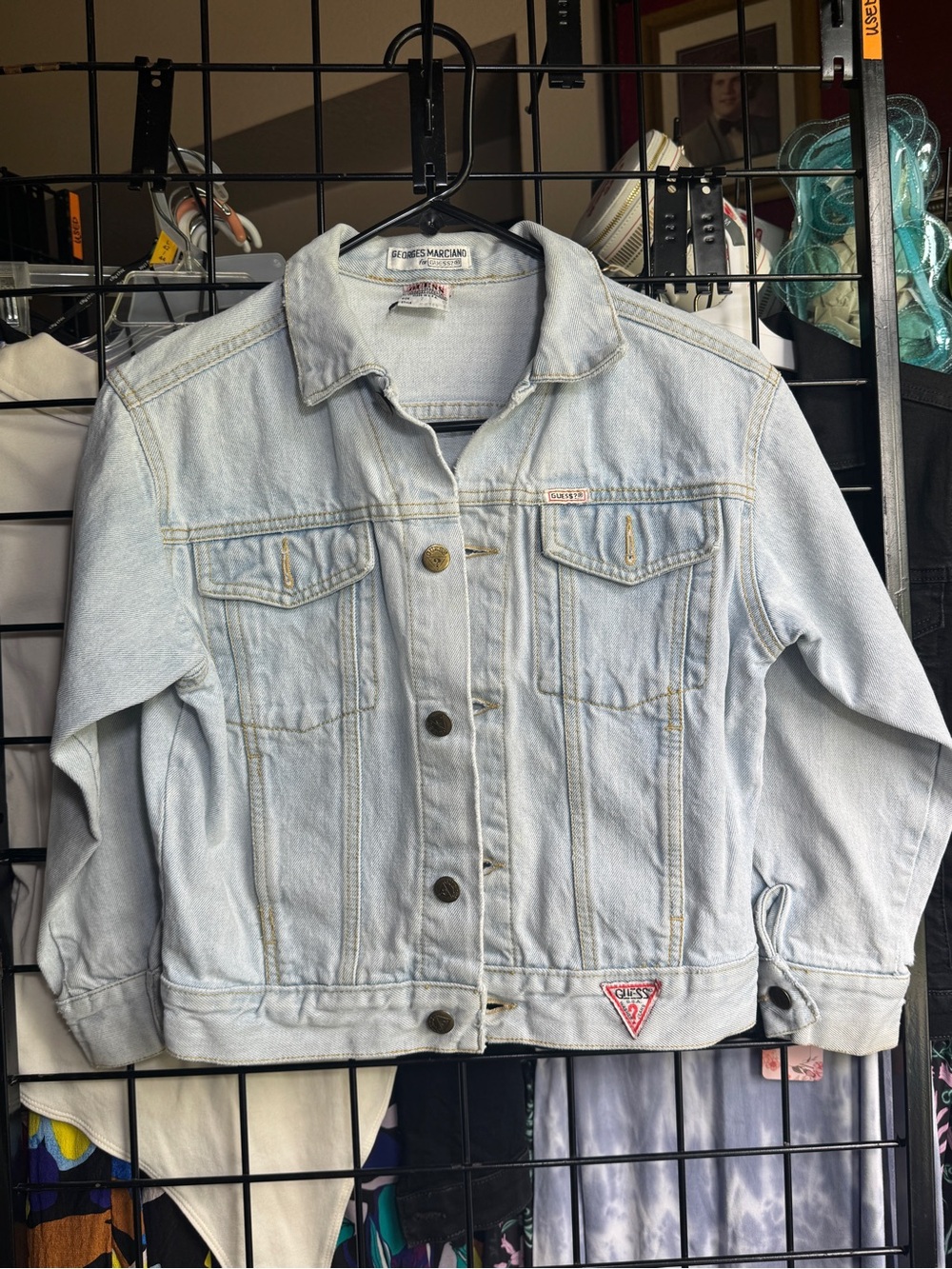 Guess Georges Marciano Light Blue Denim Jacket